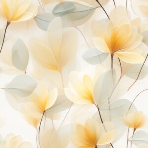 Sunlit Garden Petals Seamless Pattern