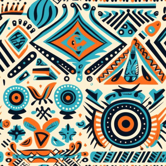 Tribal Chic: A Stunning Artistic Pattern Seamless Pattern
