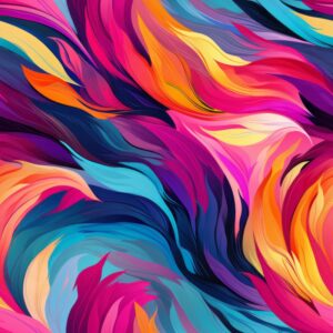 Vibrant Brushstrokes: Abstract Art Pattern Seamless Pattern