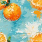 Vibrant Citrus Burst Seamless Pattern Seamless Pattern
