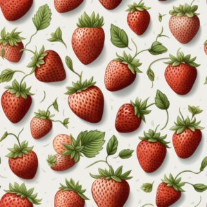 Watercolor Berry Delight Seamless Pattern