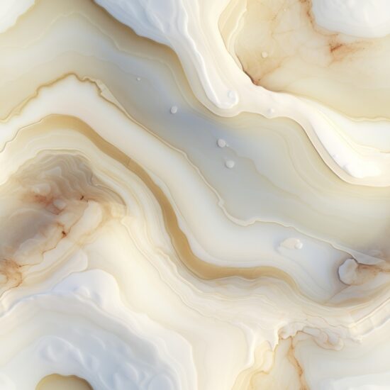 White Onyx Gemstone Accessory Pattern Seamless Pattern