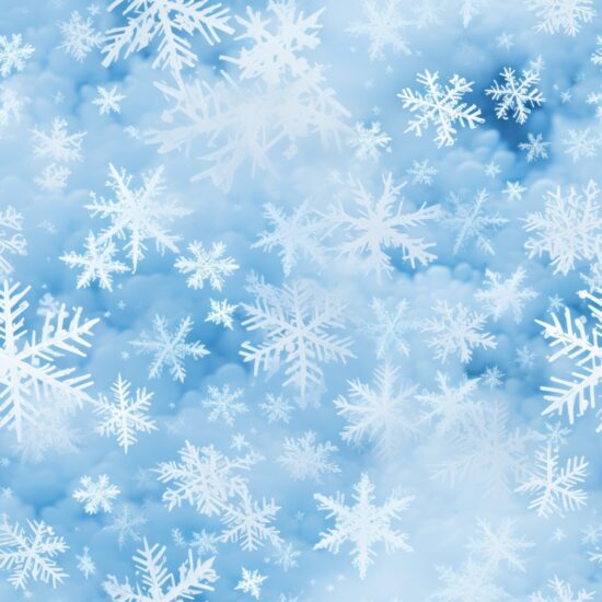 Winter Wonderland: Natures Delicate Dance Seamless Pattern