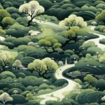 Zen Gardens - Serene Nature Patterns Seamless Pattern