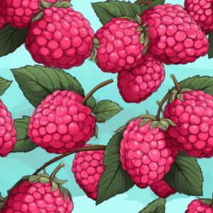 Zen Raspberry Delight Pattern Seamless Pattern