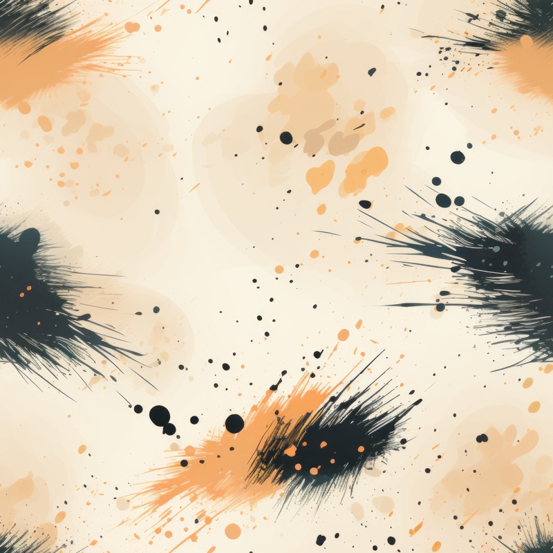 Zen Spatter: Tranquil Minimalist Pattern Seamless Pattern