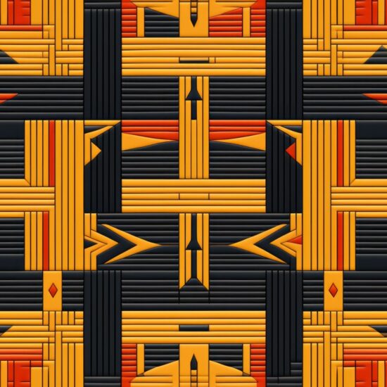 African Weave: Elegance Unveiled Seamless Pattern