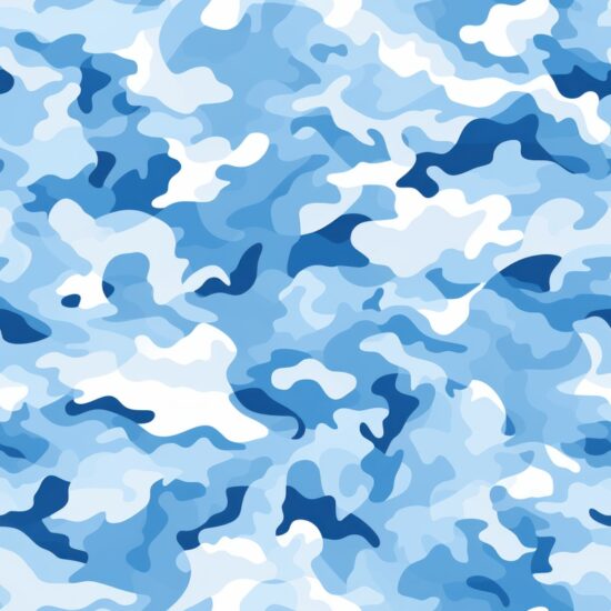 Arctic Camo Military Pattern Seamless Pattern