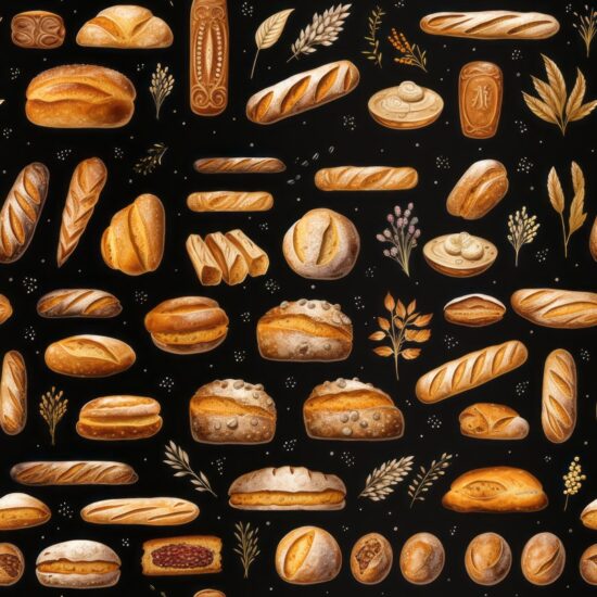 Bakery Delights Seamless Pattern