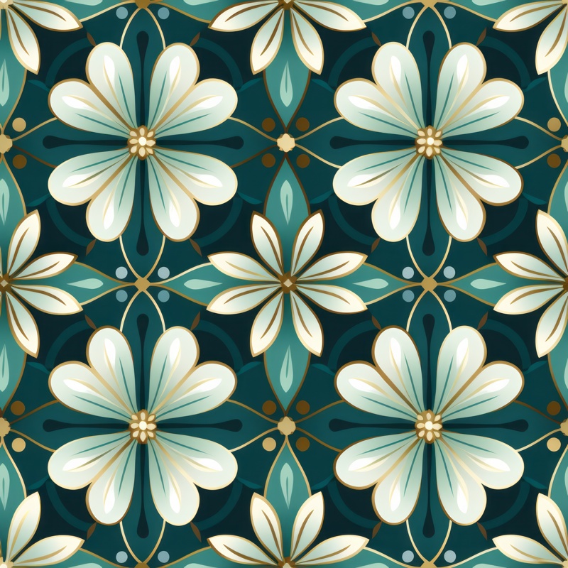 Clover Blossom Wallpaper Seamless Pattern