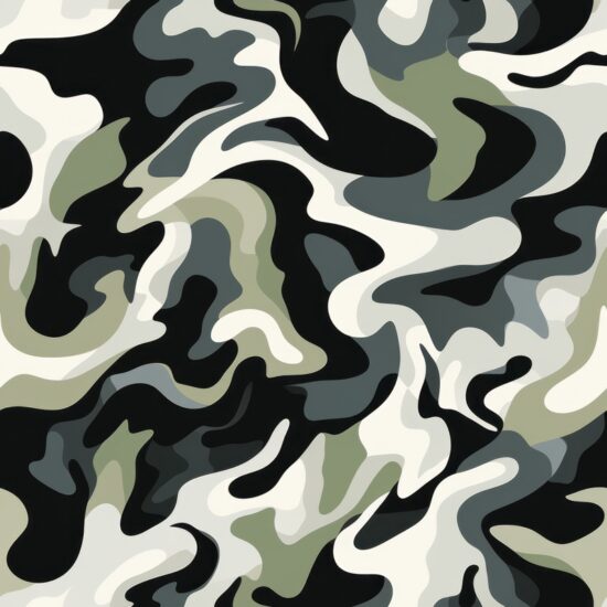 Dazzle Camo - Military Camouflage Design Seamless Pattern