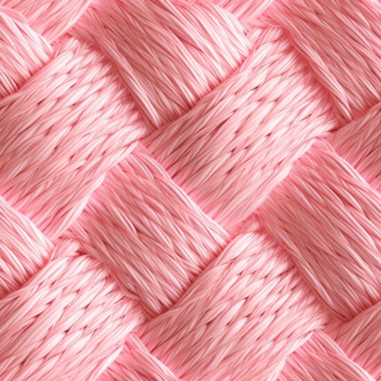 Delicate Pink Sisal Weave Seamless Pattern