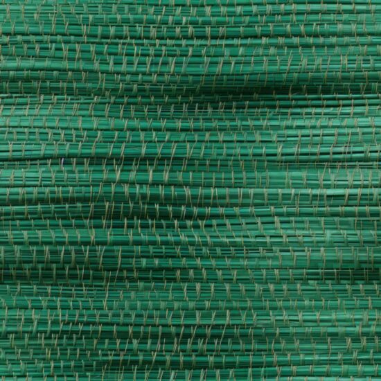 Emerald Sisal Brick Weave Seamless Pattern