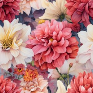 Floral Dreams - Watercolor Elegance Seamless Pattern