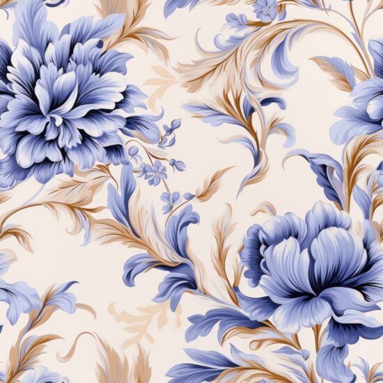 Floral Elegance Wallpaper Seamless Pattern