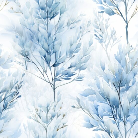 Frosty Winter Wonderland Seamless Pattern