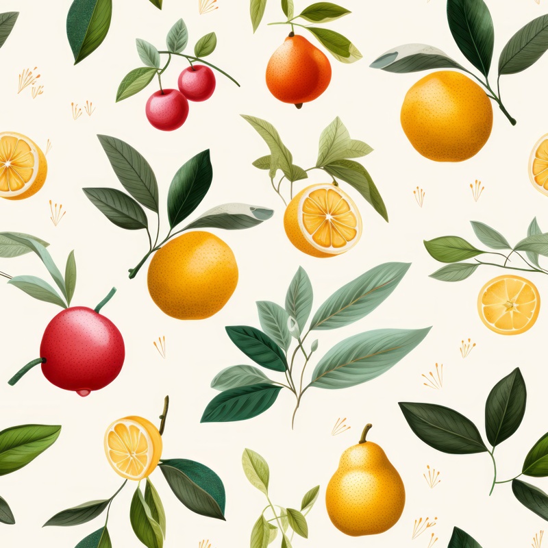 Fruity Delights Seamless Pattern