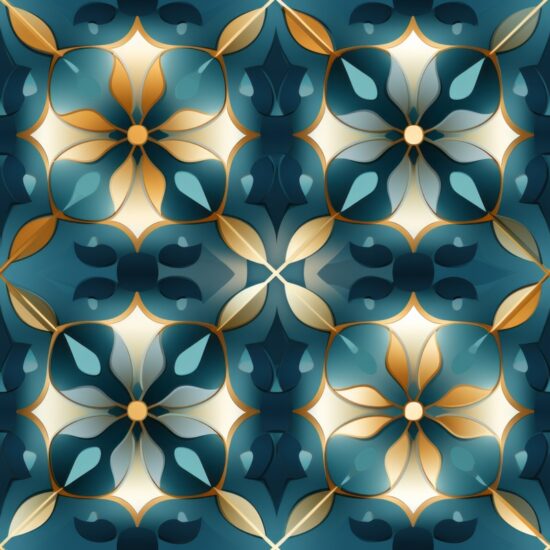 Geometric Harmony Pattern Design Seamless Pattern