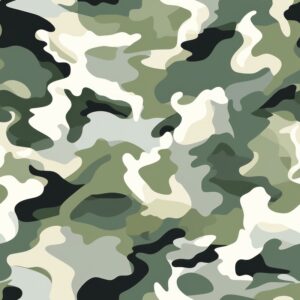 Gray Camo Seamless Pattern