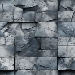 Gray Slate Chiseled Stone Pattern Seamless Pattern