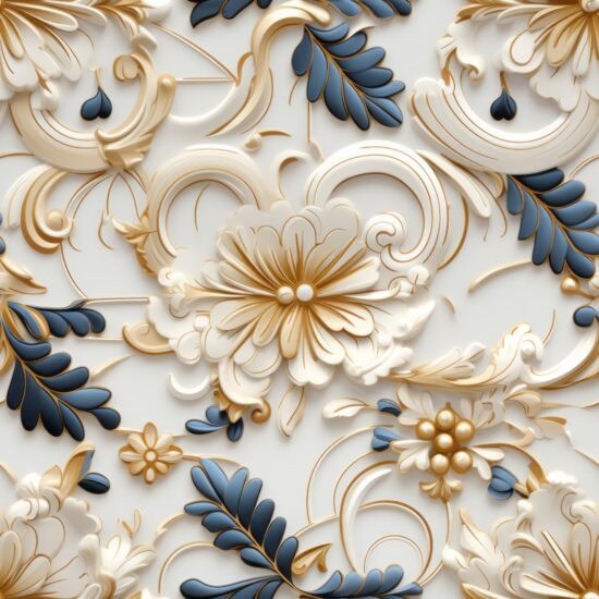 Grecian Mosaic Elegance Seamless Pattern