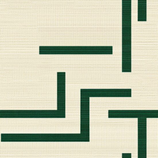 Green Oriental Carpets & Rugs Seamless Pattern
