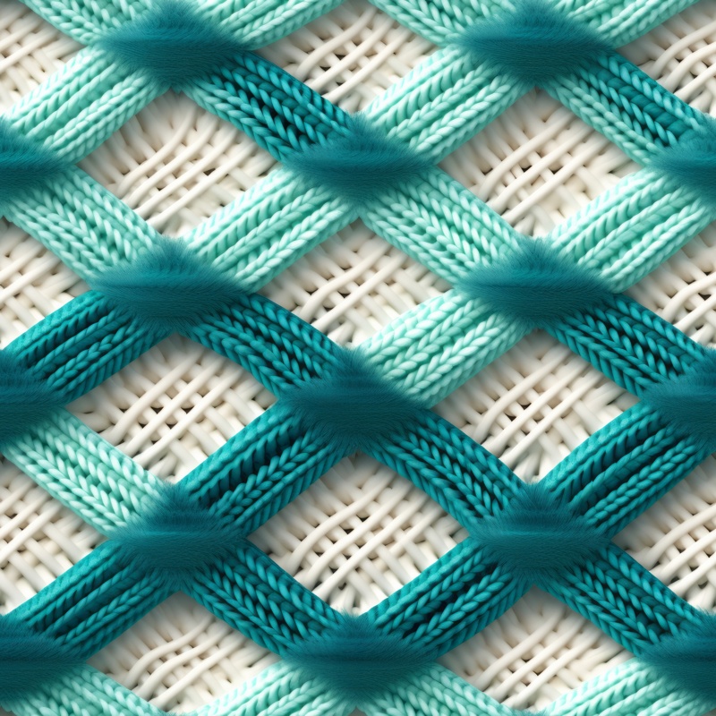 Knit and Crochet Graph Paper Seamless Pattern