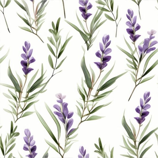 Lavender Bliss Delight Seamless Pattern