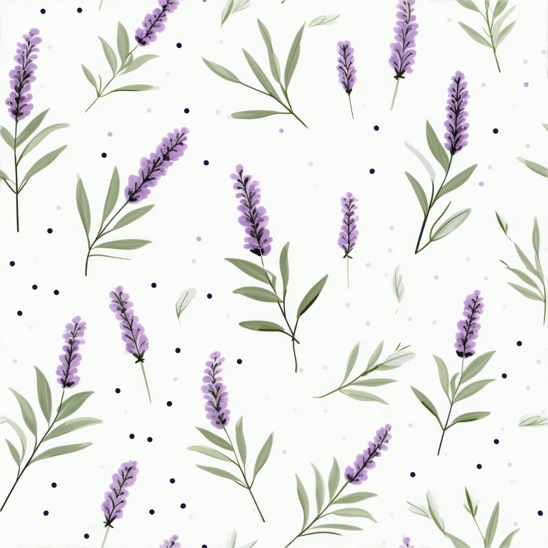 Lavender Bliss Garden PTN 003704 pattern design