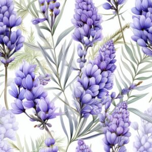 Lavender Bliss Seamless Pattern