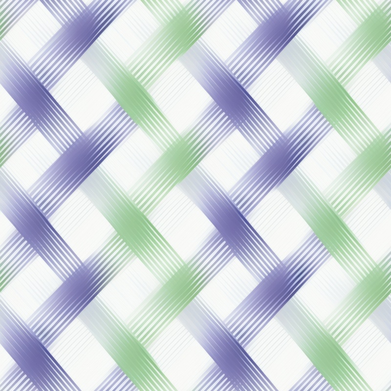 Lavender Crosshatch: Subtle Green Background Seamless Pattern