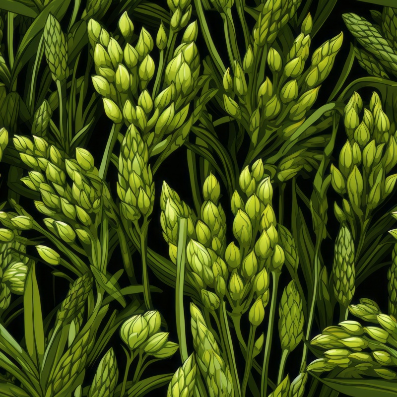 Lush Asparagus Foliage Wallpaper PTN 003766 pattern design