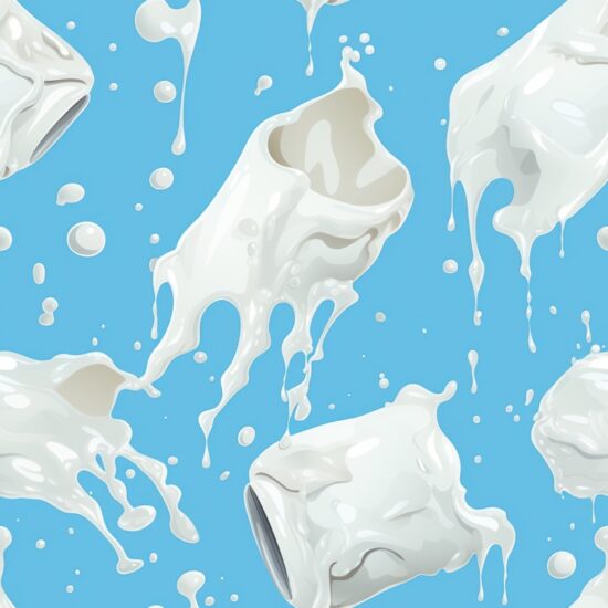 Milk Bliss Seamless Pattern