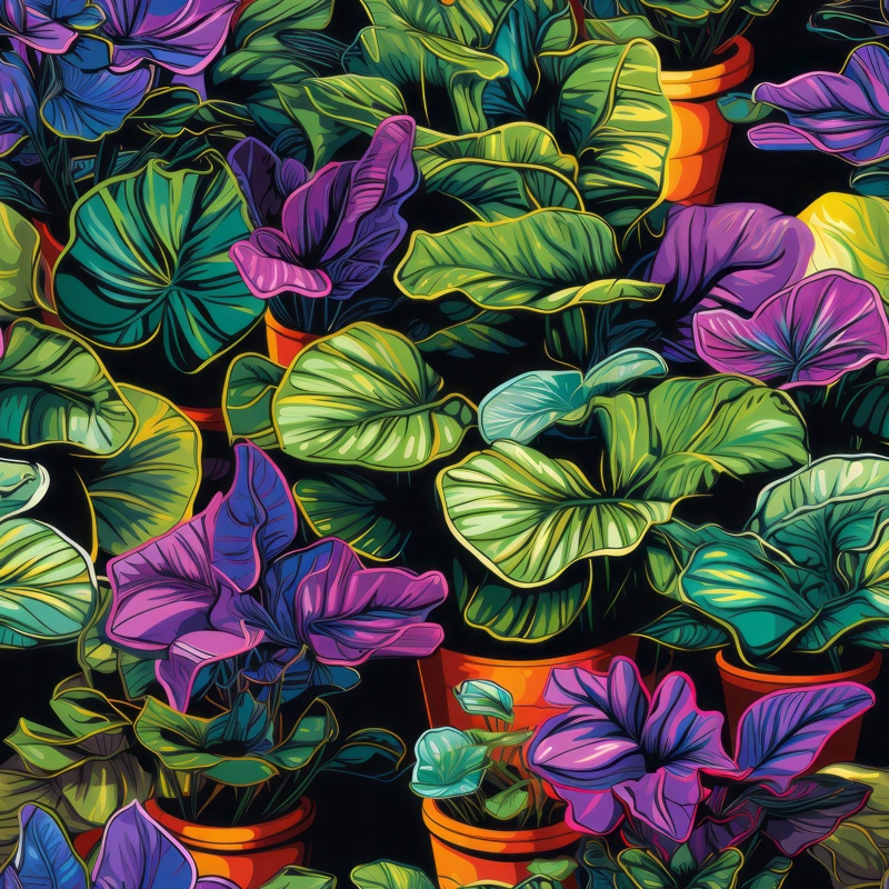 Money Plant Pop Art PTN 003749 pattern design