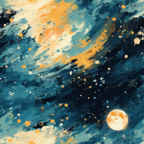 Moonlight Dreams Seamless Pattern