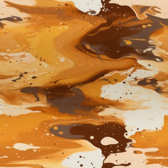 Muddy Mud Earthy Expression Art Seamless Pattern