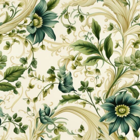 Natures Elegance Seamless Pattern