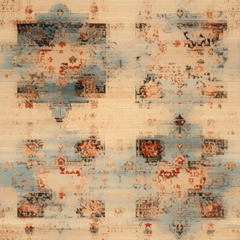 Oriental Elegance: Carpets & Rugs Seamless Pattern