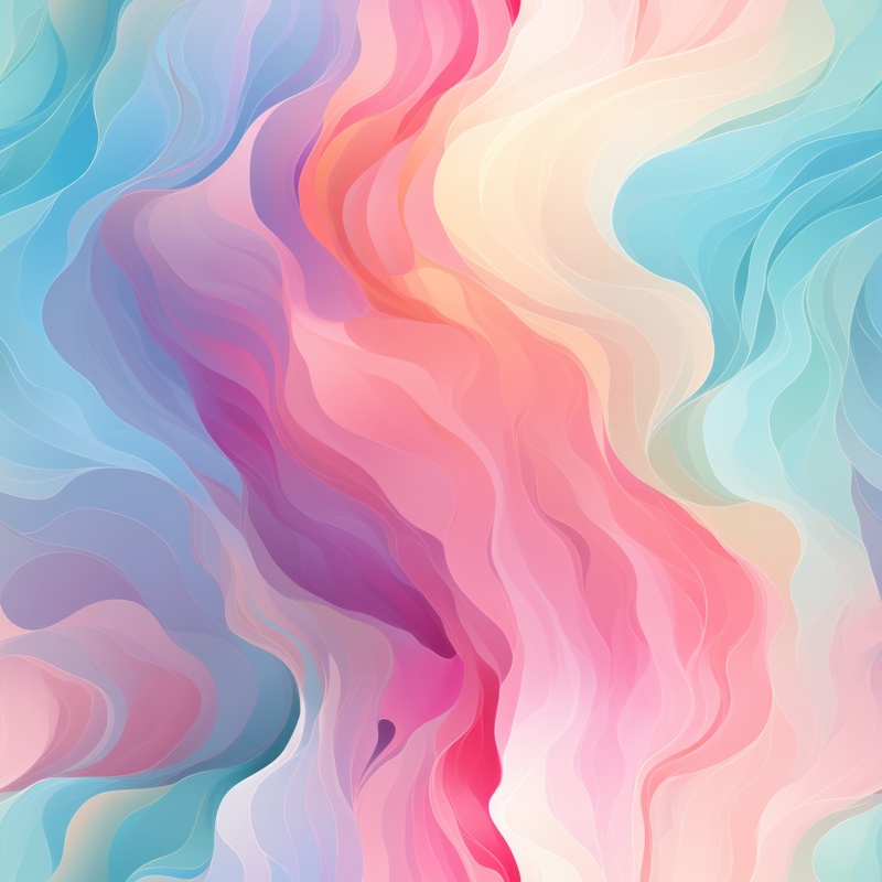 Pastel Expressionist Gradient Art Seamless Pattern