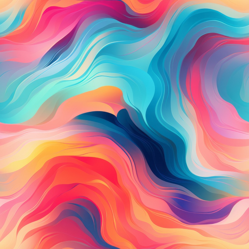 Pastel Expressions: Modern Art Gradient Seamless Pattern