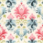 Pastel Floral Elegance Seamless Pattern