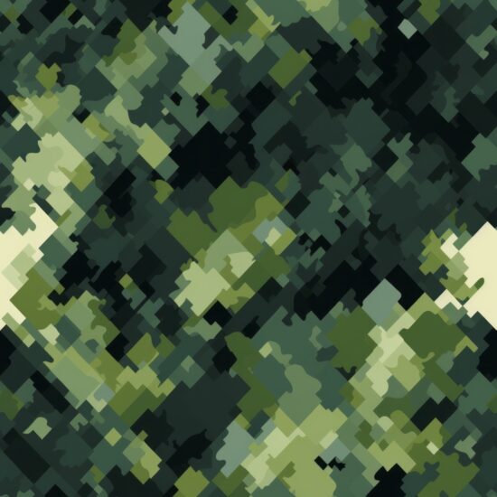 Pixel Camo Military Design Seamless Pattern