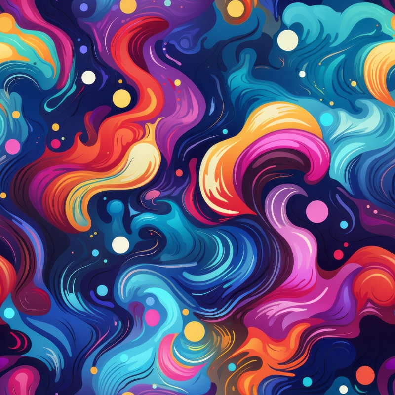 Psychedelic Dreams PTN 003079 pattern design