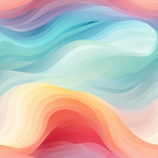 Rainbow Gradient Modern Art Seamless Pattern