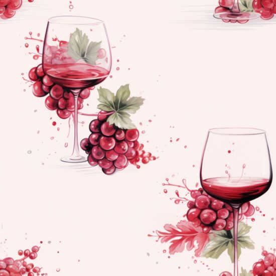 Red Wine Pointillism Pattern Seamless Pattern