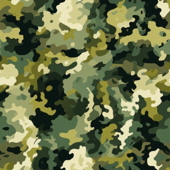 Ric Camo Military Pattern Seamless Pattern