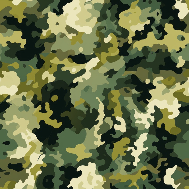 Ric Camo Military Pattern Seamless Pattern Design for Download
