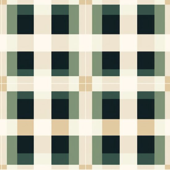 Scandi Checkered Chess & Tartan Patterns Seamless Pattern