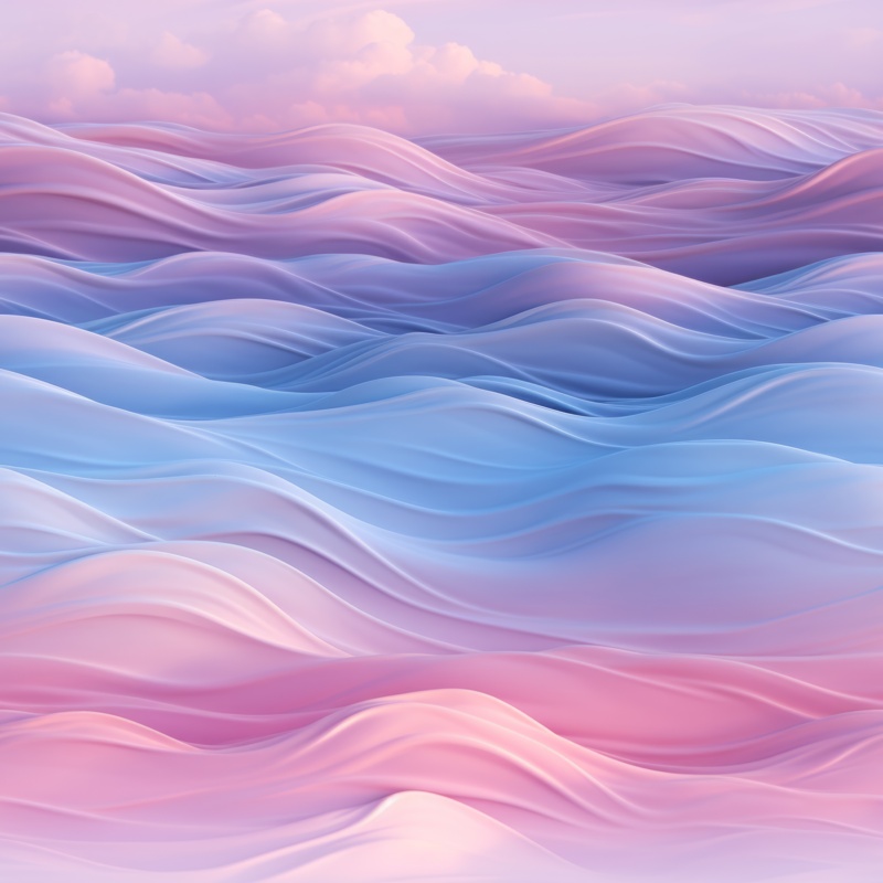 Serene Pink Gradient Painting Pattern Seamless Pattern