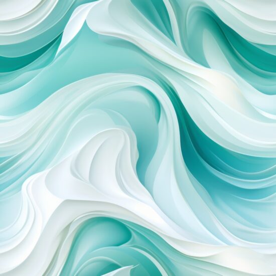 Silk Wave Serenity Seamless Pattern